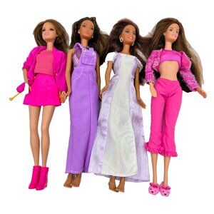 Barbie Doll Lot 2000s Stylin Pup Teresa Cali Girl Lea 4 Dolls Mattel Read